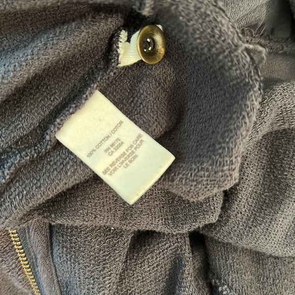 Free People Zip-up Drapey Cardigan size XS - Picture 5 of 6